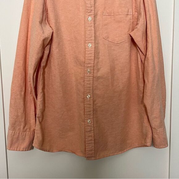 Sonoma Life Style Mens Shirt Medium Salmon Button Down Long Sleeve Cotton Classi - Picture 3 of 11